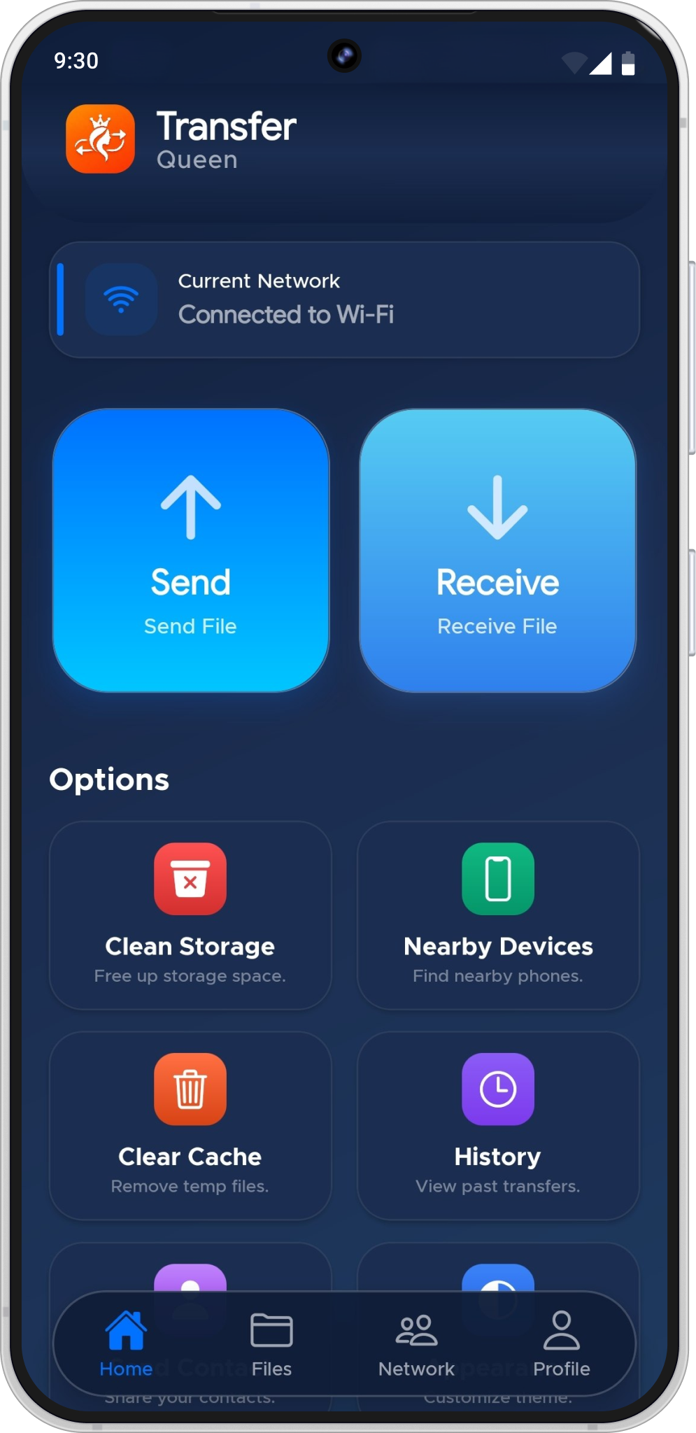 TransferQueen Android app
